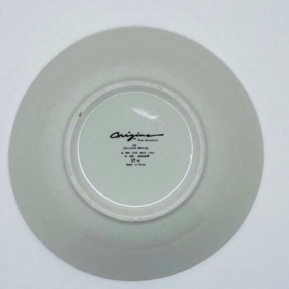 Newcor Origins Holiday Large Soup Bowl 126 Christmas Morning Tree Teddy Garland - Picture 6 of 7